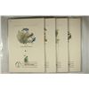 Image 1 : 4 ASSORTED 1982 BIRDS OF AMERICA 1ST DAY ISSUE