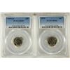 Image 1 : 2-PCGS SLABBED ROOSEVELT DIMES 1975-D MS65 AND