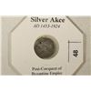 Image 3 : 1453-1924 A.D. SILVER AKCE (HOLED)