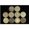 Image 2 : 10-ASSORTED 1958-1966 MEXICO .100 SILVER PESOS