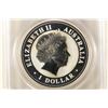 Image 2 : 2005 AUSTRALIA KOOKABURRA 1 OZ SILVER DOLLAR