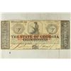 Image 1 : 1862 STATE OF GEORGIA $5 OBSOLETE BANK NOTE