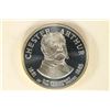 Image 1 : SILVER PROOF TOKEN CHESTER ARTHUR 1 OZ. OZ. ASW