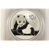 Image 1 : 2015 CHINA SILVER PANDA 10 YUAN PCGS MS70