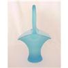 Tiffin Glass Basket in Blue Satin #1385084