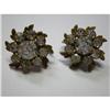 Image 1 : Pair of Miriam Haskell Clip on Earrings #1385228