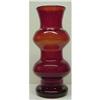 Image 1 : RUBY GLASS ART DECO STYLE VASE #1385258