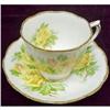 SHABBY CHIC  TEA ROSE Cup & Saucer #1385377
