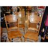 Image 1 : 4 HIGHBACK SIDE CHAIRS WITH NICE DESIGN ON #1385547