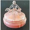 Image 1 : Annette Powder Art Deco Figural Pink Jar #1385586