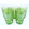 Image 1 : Wright L.G. Eyewinker Tumblers Set Green of 5 #1385593
