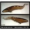 Image 1 : CZECH ART GLASS HAND SHAPED FISH NOVY BOR #159 #1385651