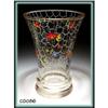 Image 1 : 1930's DECORATED HANDBLOWN GLASS CZECH VASE #1385737