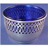 Image 1 : Sterling Master Salt cellar with Cobalt Liner #1385750