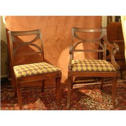 Exquisite Set of 4 Regency  Style Mahogany #1385964