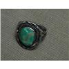 Image 1 : Old Pawn Ring Single Turquoise Stone #1385992