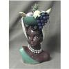 Image 1 : Island Lady with basket of fruit on her head #1386000