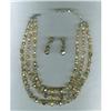 Image 1 : "Vendome" Necklace & Earrings Screw Type #1386211