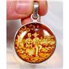 Image 1 : Handcrafted Love in the AIR Amber Cameo Pendant#1386532