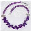 Image 1 : Amethyst PERFECTION Gemstone Choker #1386541