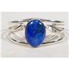 Image 1 : Genuine Lapis Lazuli Sterling Cuff #1386647