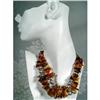 Image 1 : Handcrafted~Natural Amber Silver Choker #1386699