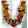 Image 1 : Natural Baltic Amber Necklace~Faceted #1386730