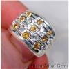 Image 1 : Faceted Citrine Sterling Band Ring~size7 #1386803