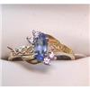 Image 1 : Beautiful 10kt Tanzanite & Diamond Ring  #1387385