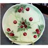 Vintage Majolica Villerory & Boch Cherry Plate #1387418