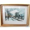Image 1 : Signed Charles Blondin Handcolored Print  #1387420