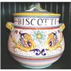 Tuscan Majolica Deruta Biscotti Jar #1387422