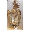 Vintage Brass Lantern Chandelier c.1940 #1387427
