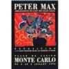 Image 1 : PETER MAX * RARE FLOWERS MONTE CARLO EXIBITION #1387657