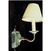 Image 1 : Lamp Pin Up Wall Mount Crystal Glass 1930s, 40s#1387706