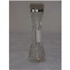 Image 1 : Crystal and Silver Bud Vase  #1387820