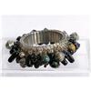 Image 1 : Multi gemstone Beaded Silver Designer Bracelet #1387845