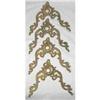 Image 1 : Corners. Four. Large. Brass. c1900 #1388019