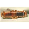 Image 1 : Victorian Banded Agate Brooch w/ GF Frame #1388227