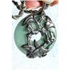 Image 1 : Jade & Sterling Fairy/ Hummingbird Pendant #1388267