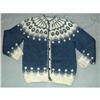 Image 1 : Icelandic  Rustic Wool  Knit Cardigan Sweater #1388325