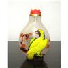 Image 1 : Perking Glass Snuff Bottle Eagle & Flamingo #1388411