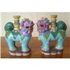 Image 1 : Pair of Chinese Export Colorful Foo Dogs 19th C#1397245