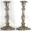 Image 1 : Pair 1843 English Sheffield Plate Candlesticks #1397444