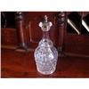 Image 1 : "Thumbprint" Pattern Glass Barlip Decanter #1397642
