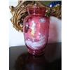 Image 1 : Cranberry Mary Gregory Vase #1397643