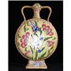 Image 1 : Large Fischer Budapest Enamelled Moon flask 13 #1397645