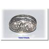 Image 1 : Antique Silver Japanese Rustic Scene Pill Box #1397739