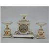 Image 1 : Louis XVI style alabaster and gilt bronze clock#1397784