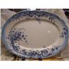Image 1 : S. Hancock & Son Blue & White Meat Platter  #1415426